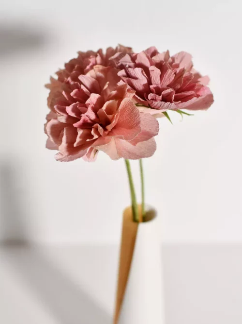 Trio Rosé – Œillets en papier