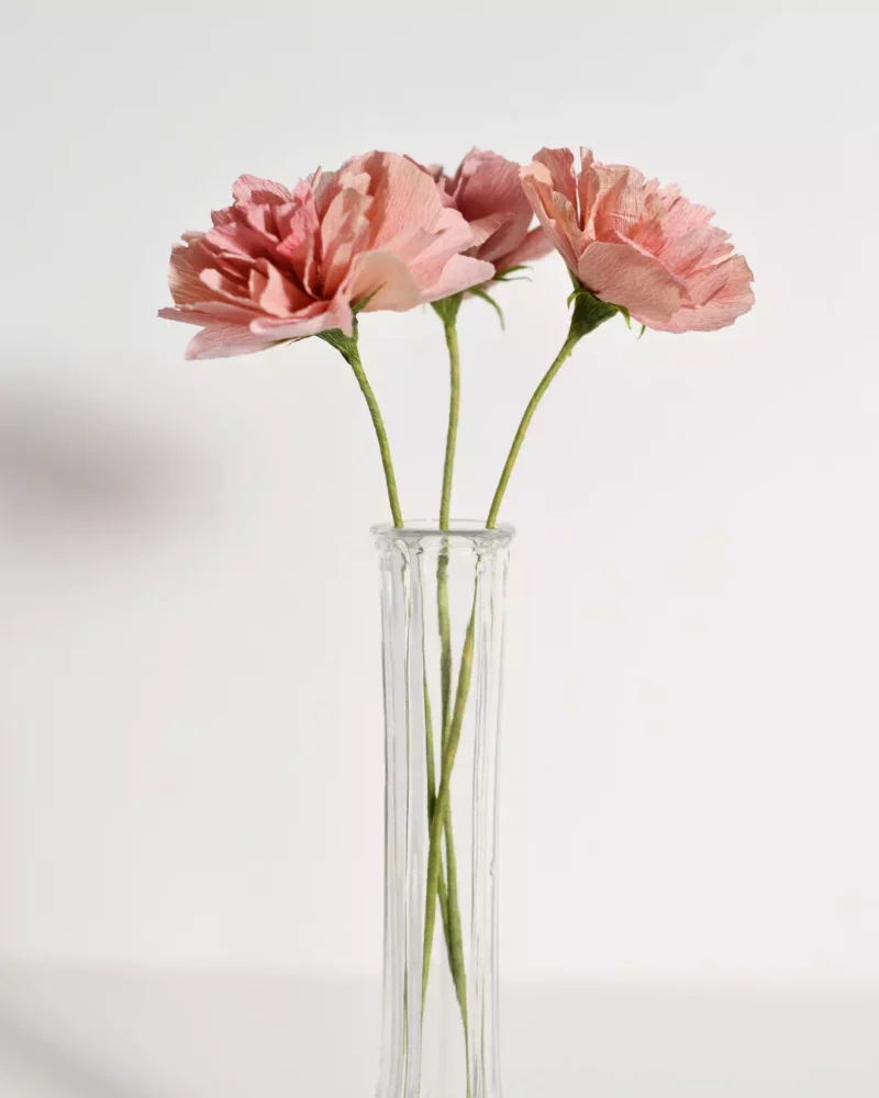 Trio Rosé – Œillets en papier – Image 6