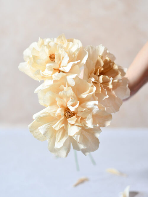 Bouquet en papier personnalisable