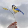 Vitrail Mésange bleue