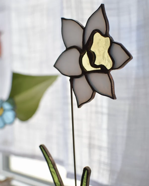 Vitrail Fleur Narcisse