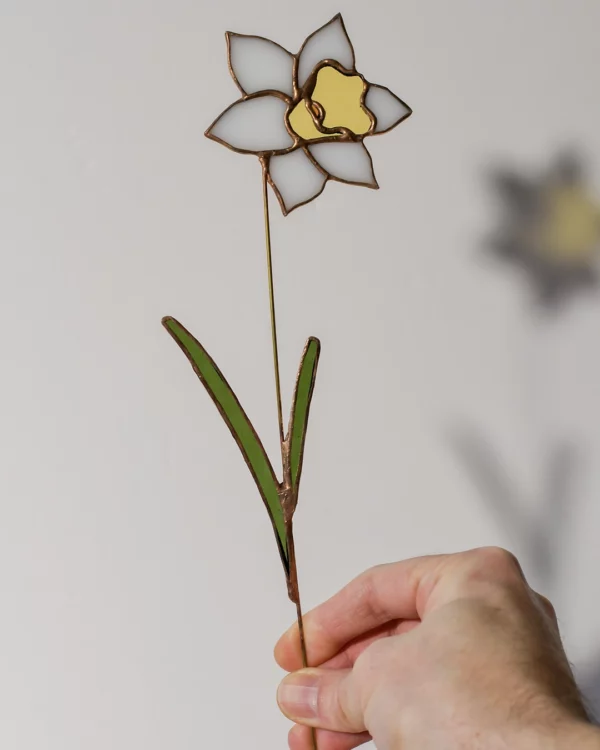 Vitrail Fleur Narcisse