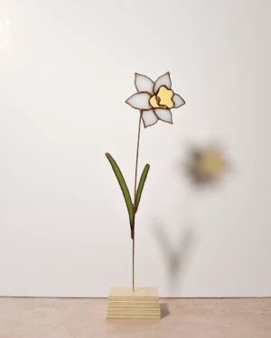 Vitrail Fleur Narcisse