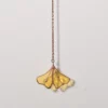 ginkgo-nintai-pendentif-presentation-jaune Vitrail Pendentif Ginkyo Nintai jaune