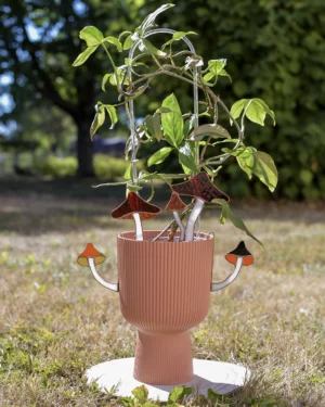 8 Vitrail Champignon chapeau de sorcière