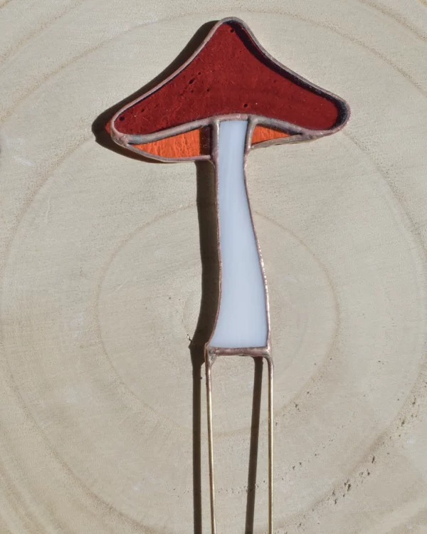 Vitrail Champignon chapeau de sorcière - Le Grand