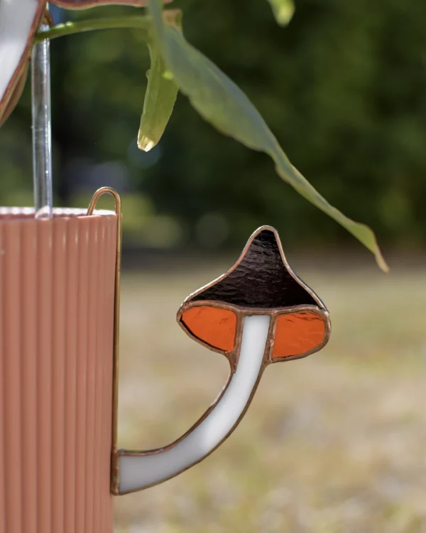 Vitrail Champignon chapeau de sorcière